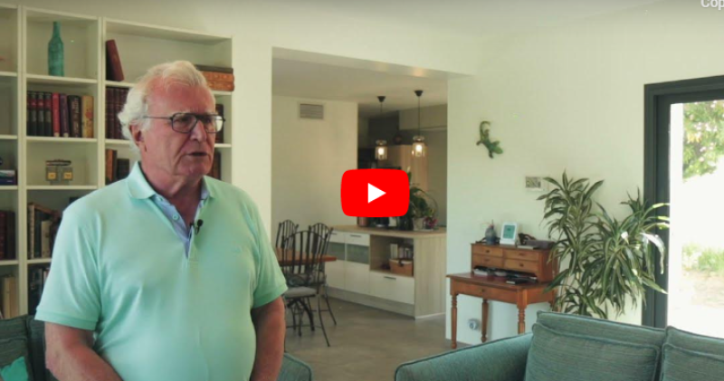 Construction d'une maison à ossature bois à Antibes (Alpes Maritimes)