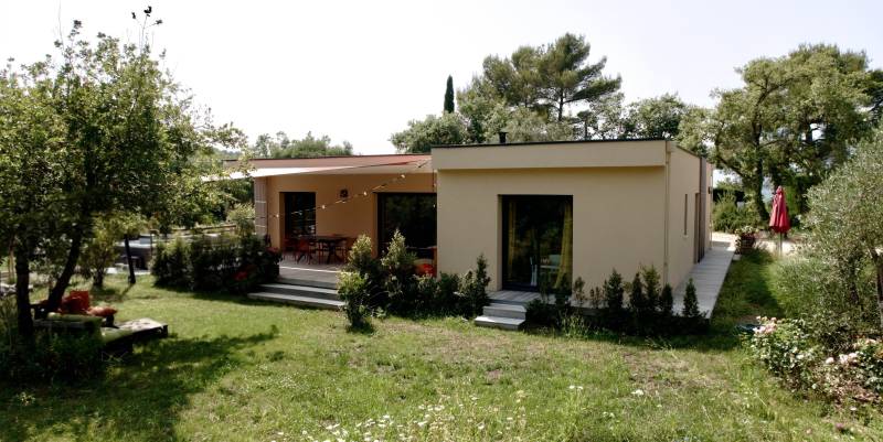 Maison en ossature bois à Valbonne près de Cannes (Alpes Maritimes)