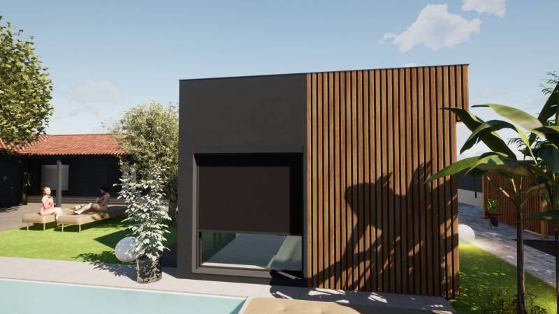 Rénovation d'une maison ossature bois à Pégomas Alpes Maritimes