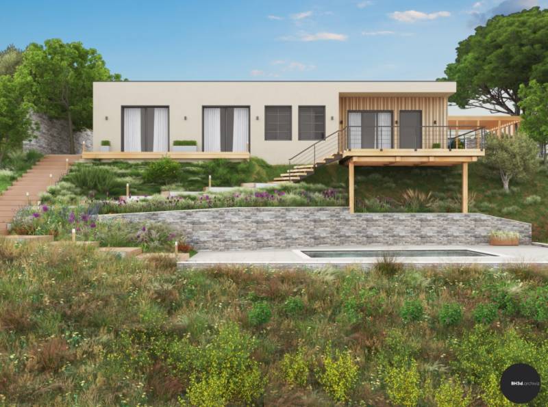 Construction d'une maison PopUp House by Bekowood de 156 m² à Aspremont (06)