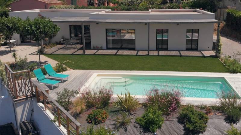 Construction d'une maison à ossature bois de 120 m² à Antibes (06)